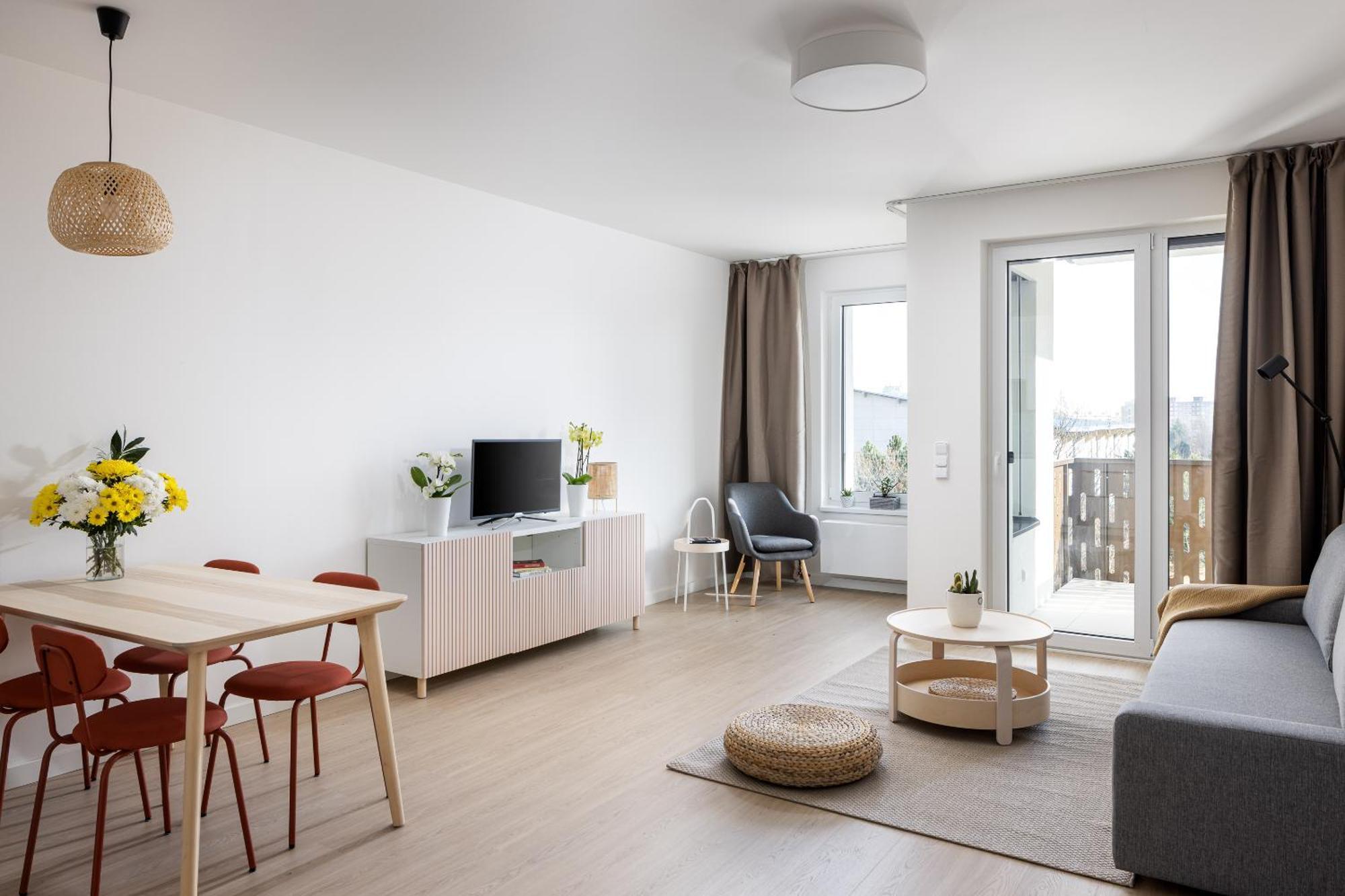 Stay2Gether Japandi Homestay For 4 - Metro B Luka Prag Exterior foto
