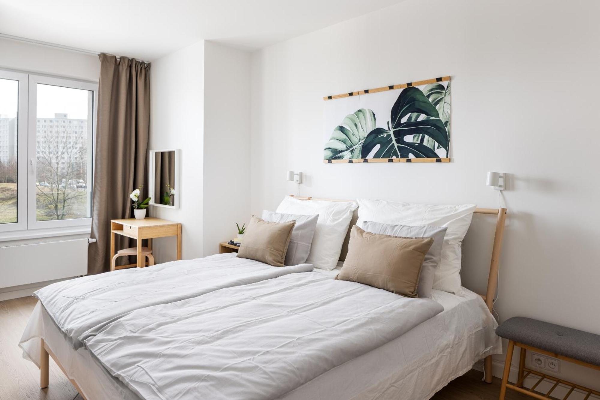 Stay2Gether Japandi Homestay For 4 - Metro B Luka Prag Exterior foto